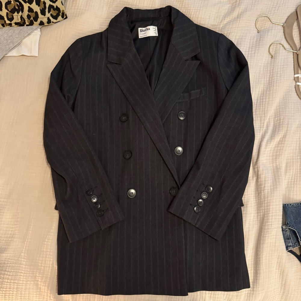 Pinstripe Blazer